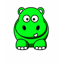 Hippo Green t-shirts