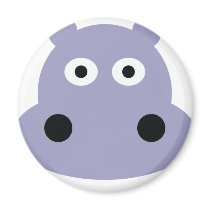 hippo head magnets by Tomaniac hippo head magnets
