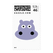hippo head postage by Tomaniac hippo head postage