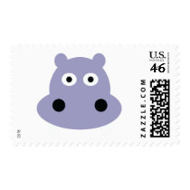 hippo head postage by Tomaniac hippo head postage