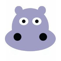 hippo head t-shirts by Tomaniac hippo head t-shirts