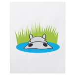 hippo hiding in water flyers