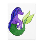 Hippo Horse Postcard