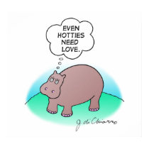 Hippo Hotty posters