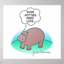 Hippo Hotty Print