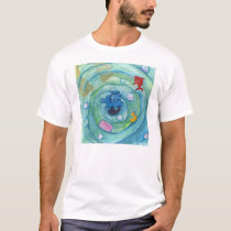 Hippo in the Bathtub t-shirts by Sneaky_P_Illustratio Hippo in the Bathtub t-shirts