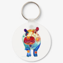 Hippo keychains