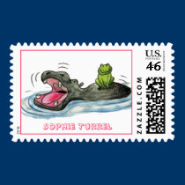 Hippo 'n Frog postage
