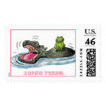 Hippo 'n Frog Stamps