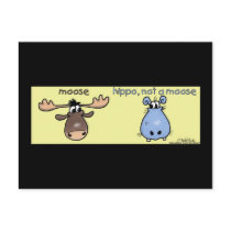 Hippo-not-a-moose! postcards