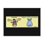 Hippo-not-a-moose! Postcards