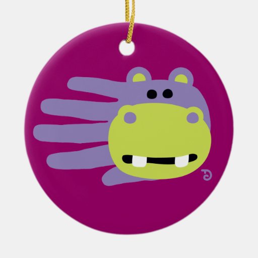 Hippo ornament