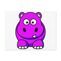 Hippo Pink postcards