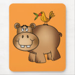 Hippo po and Birdie Mousepads