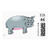hippo postage by Dennis_Holmes hippo postage