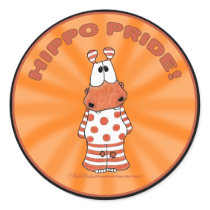 Hippo Pride Starburst stickers