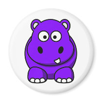 Hippo Purple magnets