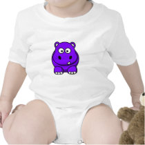 Hippo Purple t-shirts