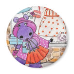 Hippo Shopping-Hippo shop-a-lot amus! Magnets