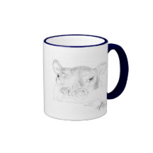 Hippo Sketch mug