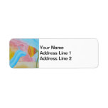 Hippo-Snail Avery Return Address Label
