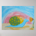 Hippo-Snail Poster posters