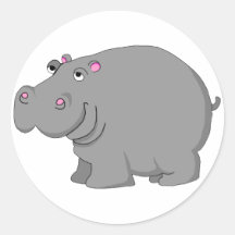hippo stickers