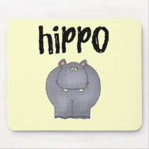 Hippo Tshirts and Gifts Mousepad