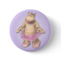 Hippo Tutu Button