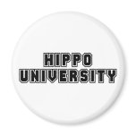 Hippo University magnets