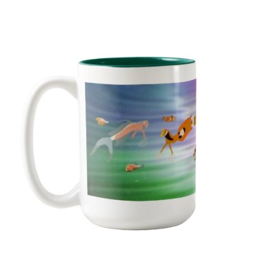 Hippoclownfish Mug by seaslugprints