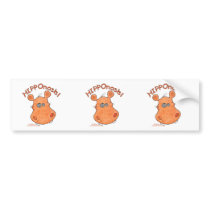HIPPOnosis! bumper stickers