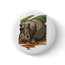 Hippopotamus buttons