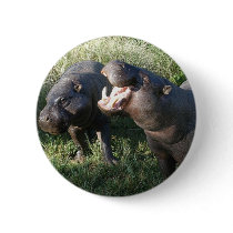 Hippopotamus Button