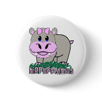 Hippopotamus buttons