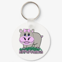 Hippopotamus keychains