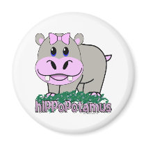 Hippopotamus magnets