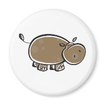 Hippopotamus magnets
