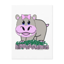 Hippopotamus postcards