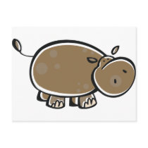 Hippopotamus postcards