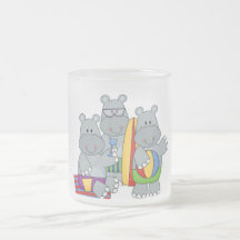 Hippos at the Beach Tshirts and Gifts Mugs