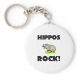 Hippos Rock keychains