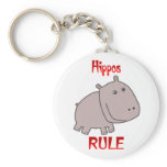Hippos Rule keychains
