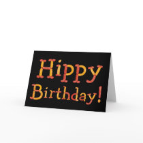 Hippy Birthday Card cards