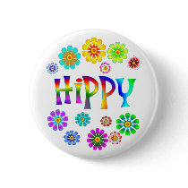 HIPPY PINBACK BUTTONS