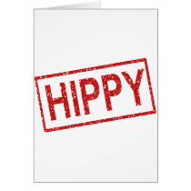 Hippy Greeting Card