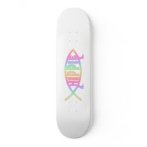Hippy fish Rainbow skateboards