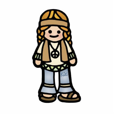 hippy happy sculpture. photo cut outs by kitskids