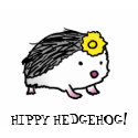 HIPPY HEDGEHOG! | T-shirt by cherrybun HIPPY HEDGEHOG! | T-shirt