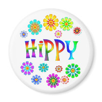 HIPPY REFRIGERATOR MAGNET